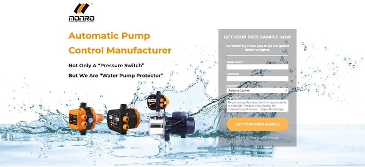 EPC-3 No Adjustment Spain Type Water Pump Auto Pressure Control