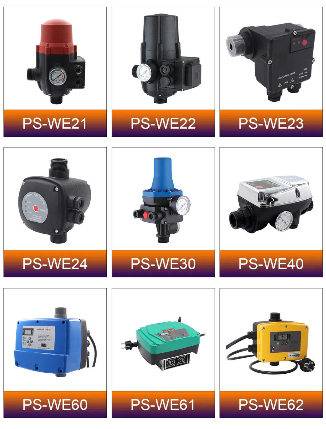 PS-We13 Pressure Controller Water Pump Pressure Controller